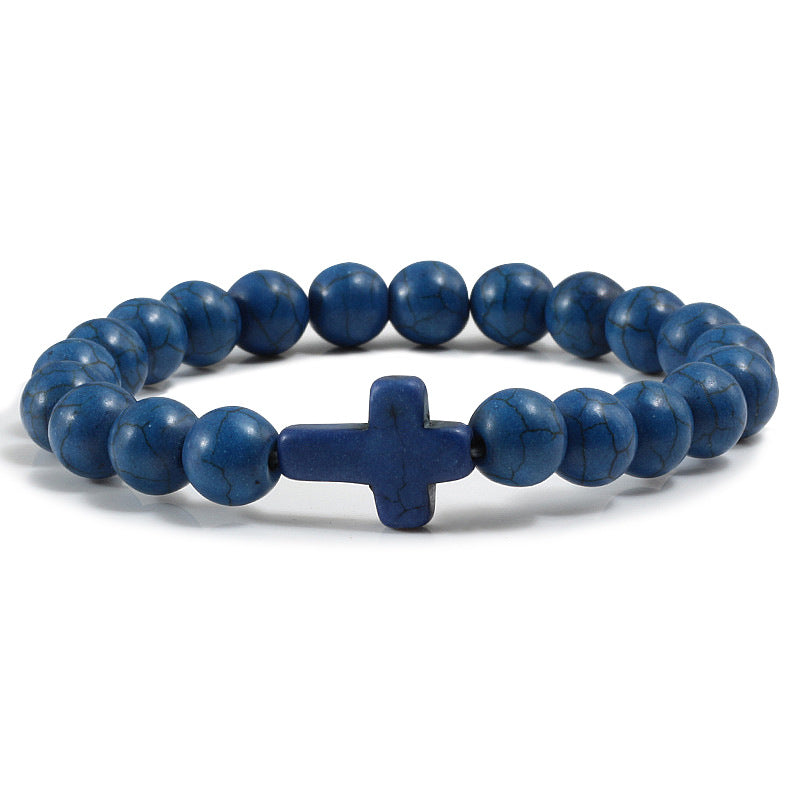 Cross Stone Bracelet