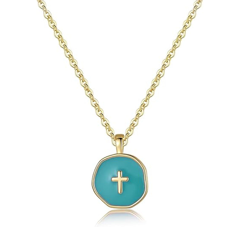Child of Light Necklace in Cyan