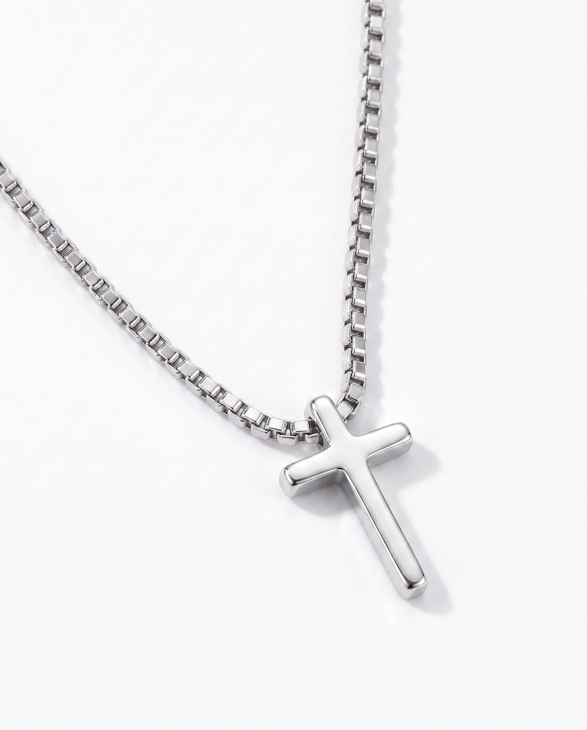 Mini Cross Necklace, Dainty & Waterproof – view 8