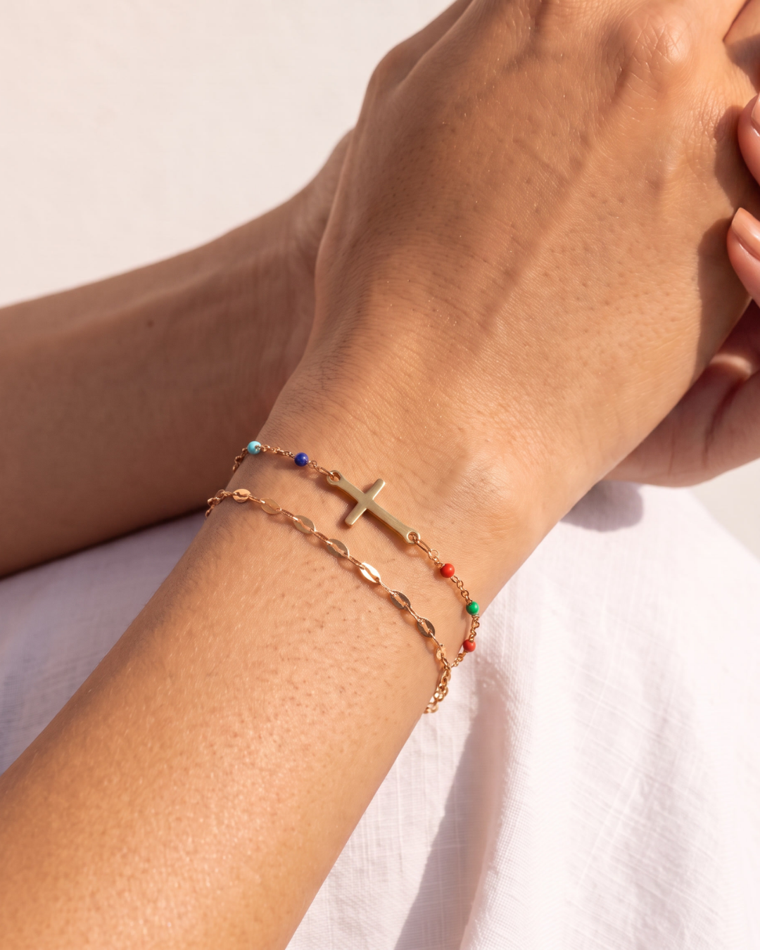 Healing Cross Beads Bracelet