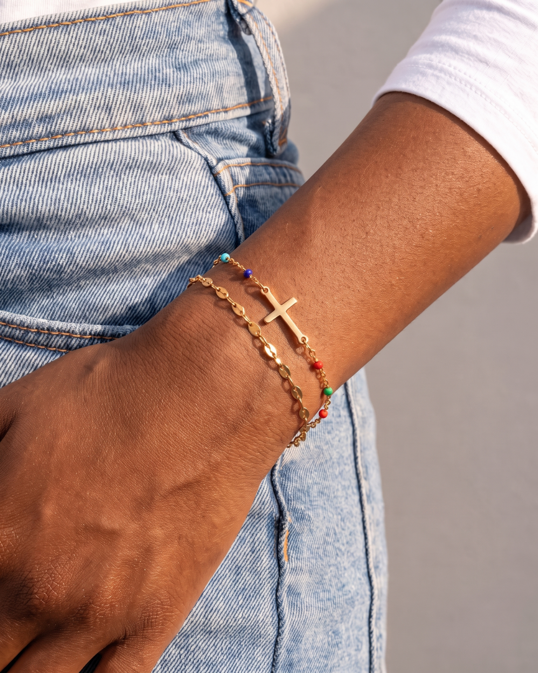 Healing Cross Beads Bracelet