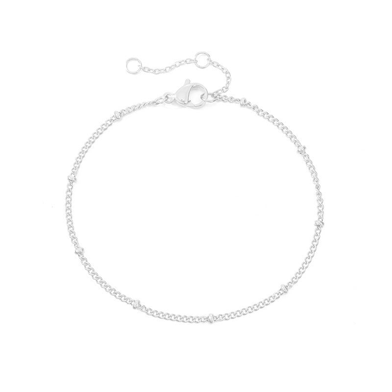 Stacking Beaded Chain Necklace