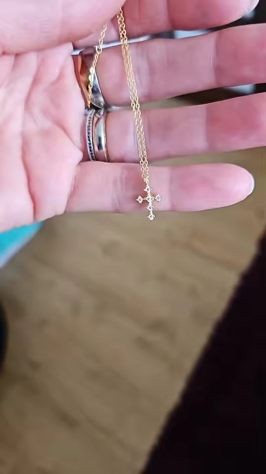 Whisper Cross Necklace