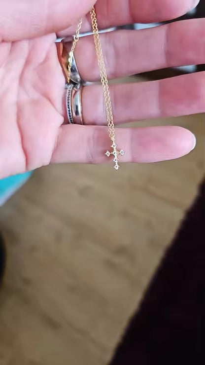Whisper Cross Necklace