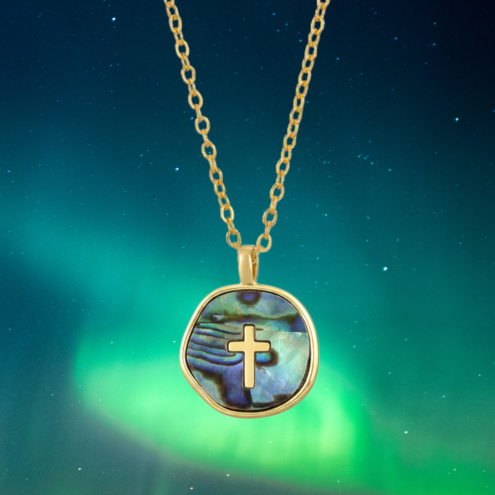 Aurora Light Cross Necklace