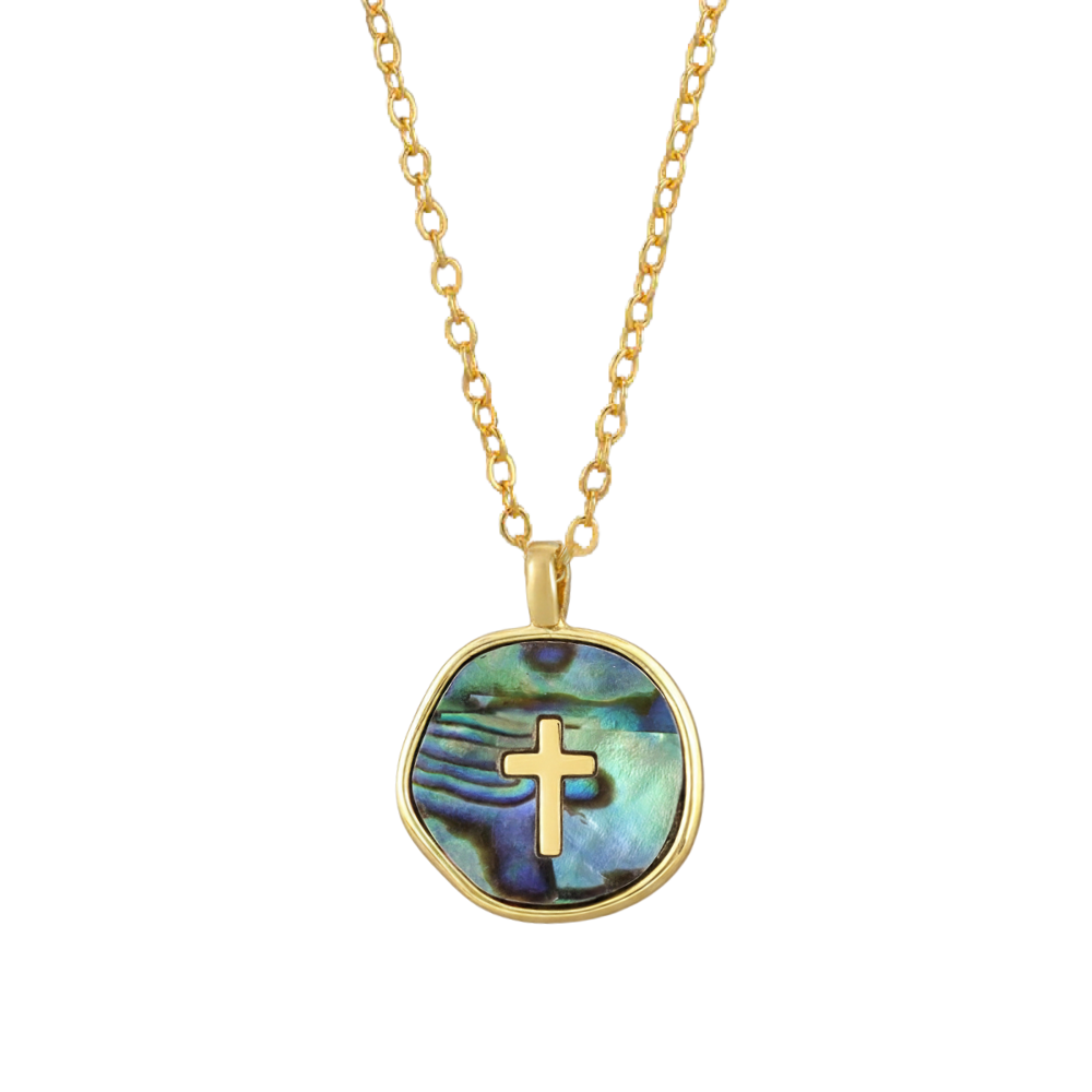 Aurora Light Cross Necklace