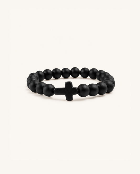 Cross Gemstone Bracelet – 10 Colors