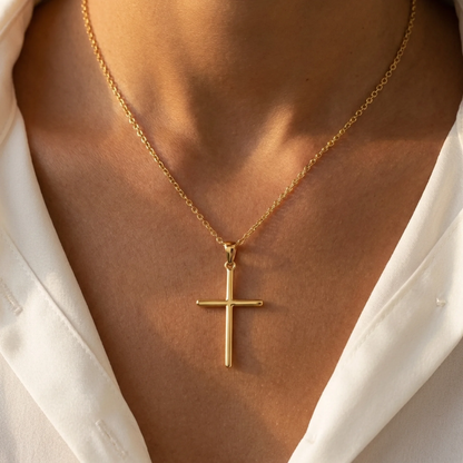 Elora Classic Cross Necklace