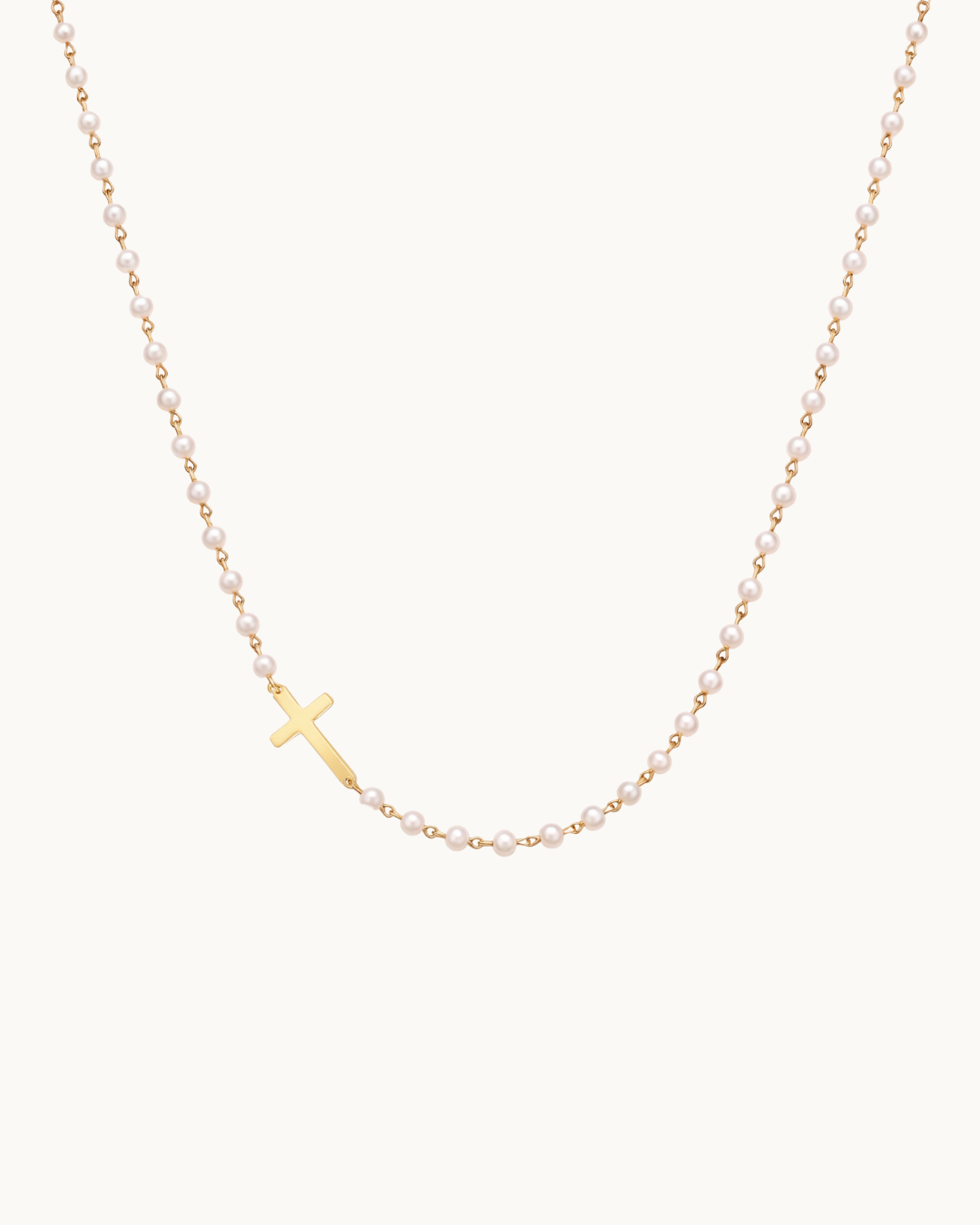 Elora Pearl Necklace in 18k Gold