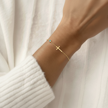 Faith Gemstone Bracelet