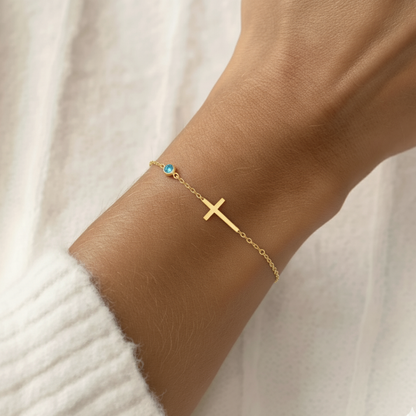 Faith Gemstone Bracelet