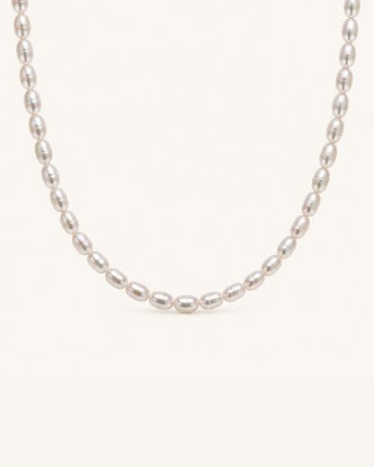Freshwater Pearl Choker, Christian Necklace – view 2