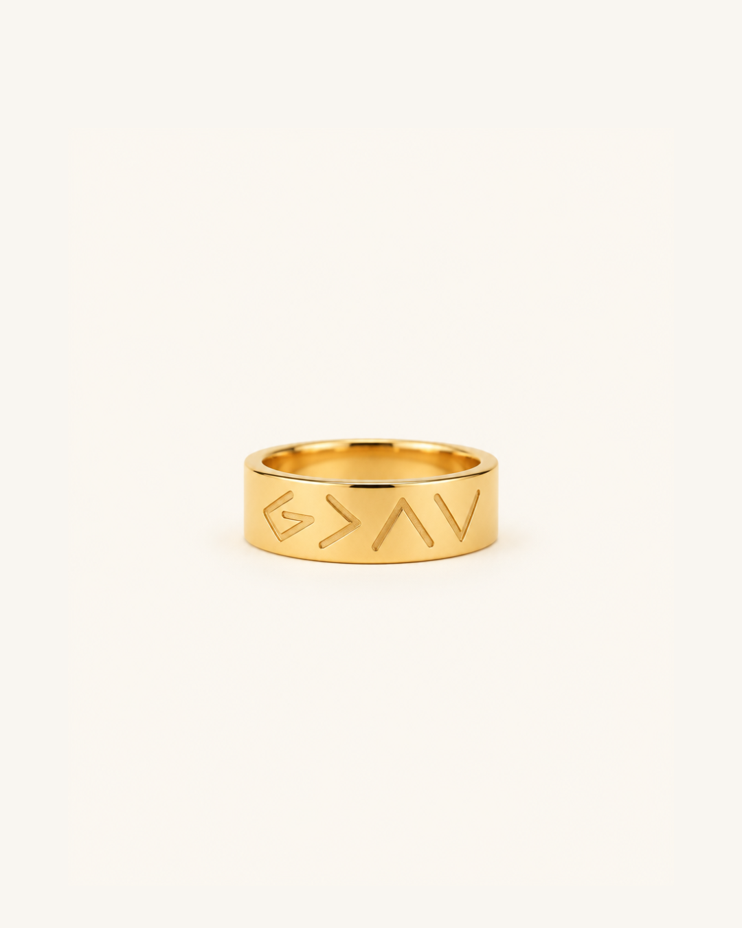 Highs & Lows Ring in 18k Gold