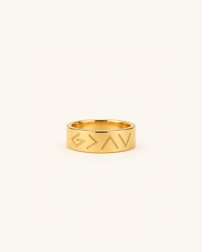Highs & Lows Ring in 18k Gold