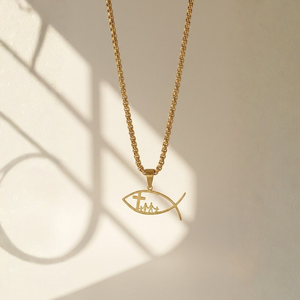 Ichthys Fish Necklace (Preorder)