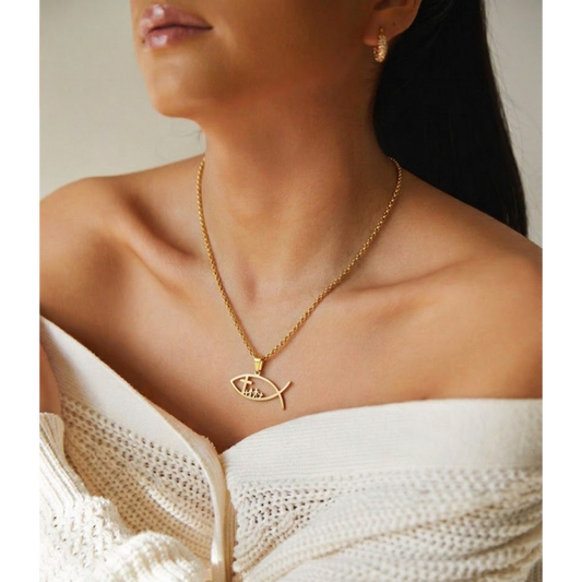 Ichthys Fish Necklace (Preorder)
