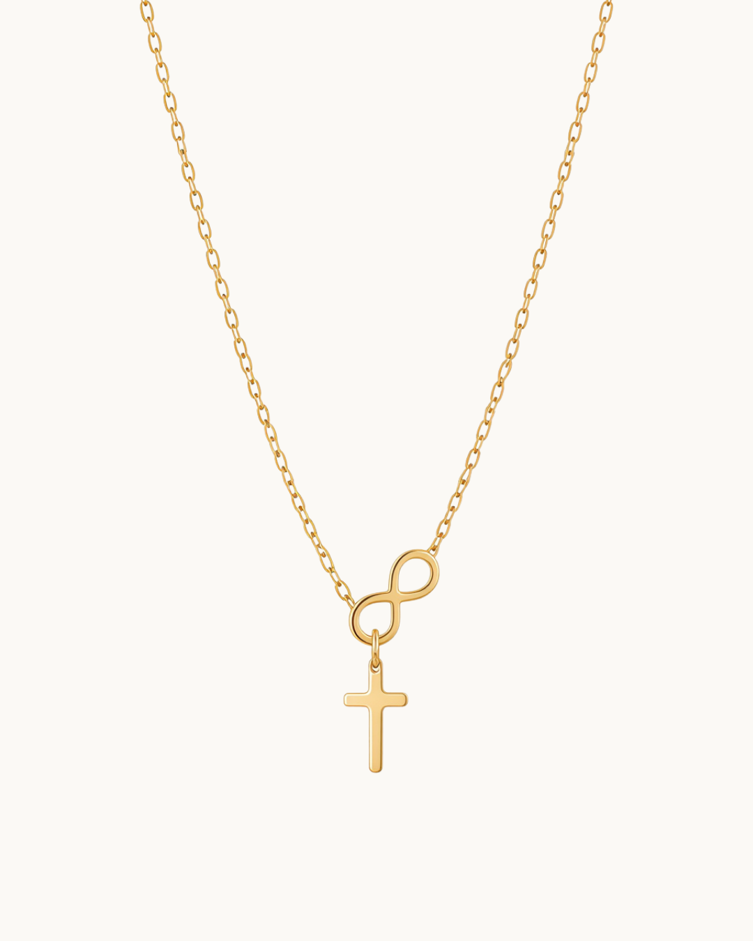 Infinity Necklace in 18k Gold