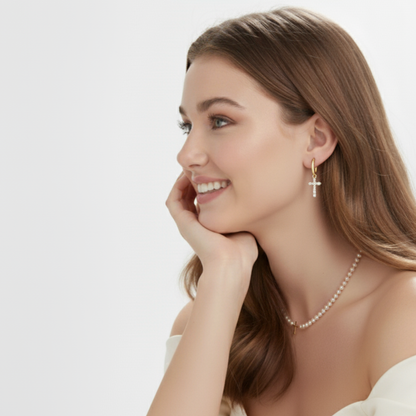 Elora 14k Gold Pearl Necklace