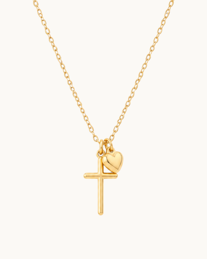 Steadfast Love Necklace in 18k Gold