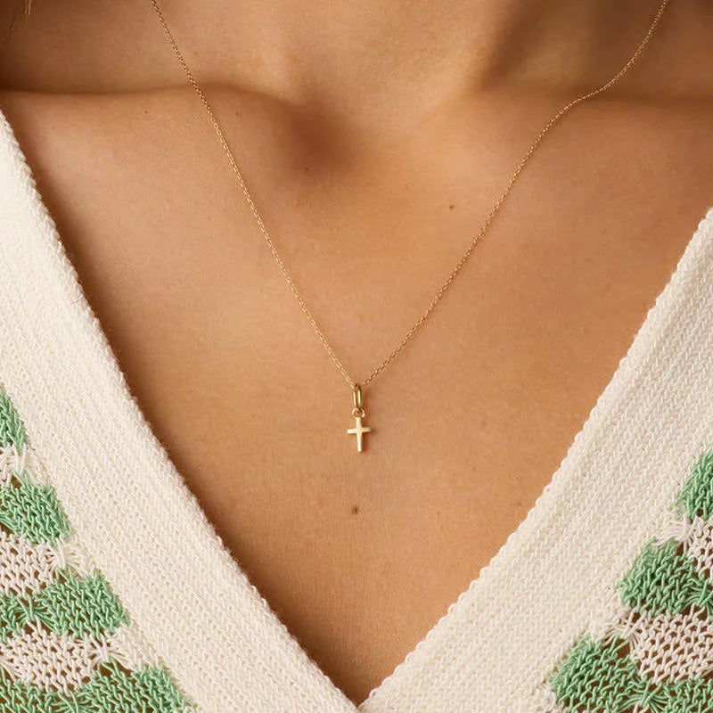 S925 Dainty Cross Necklace