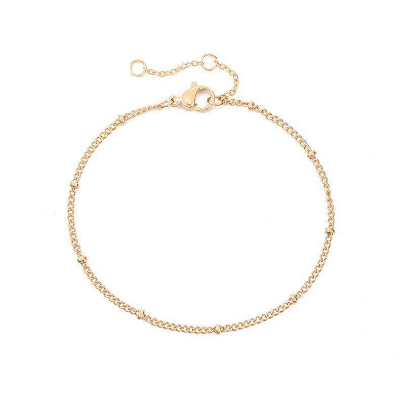 Stacking Beaded Chain Necklace