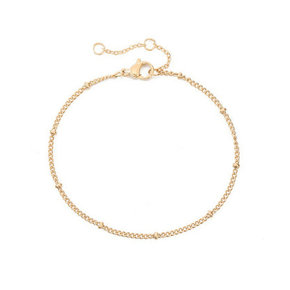 Stacking Beaded Chain Necklace