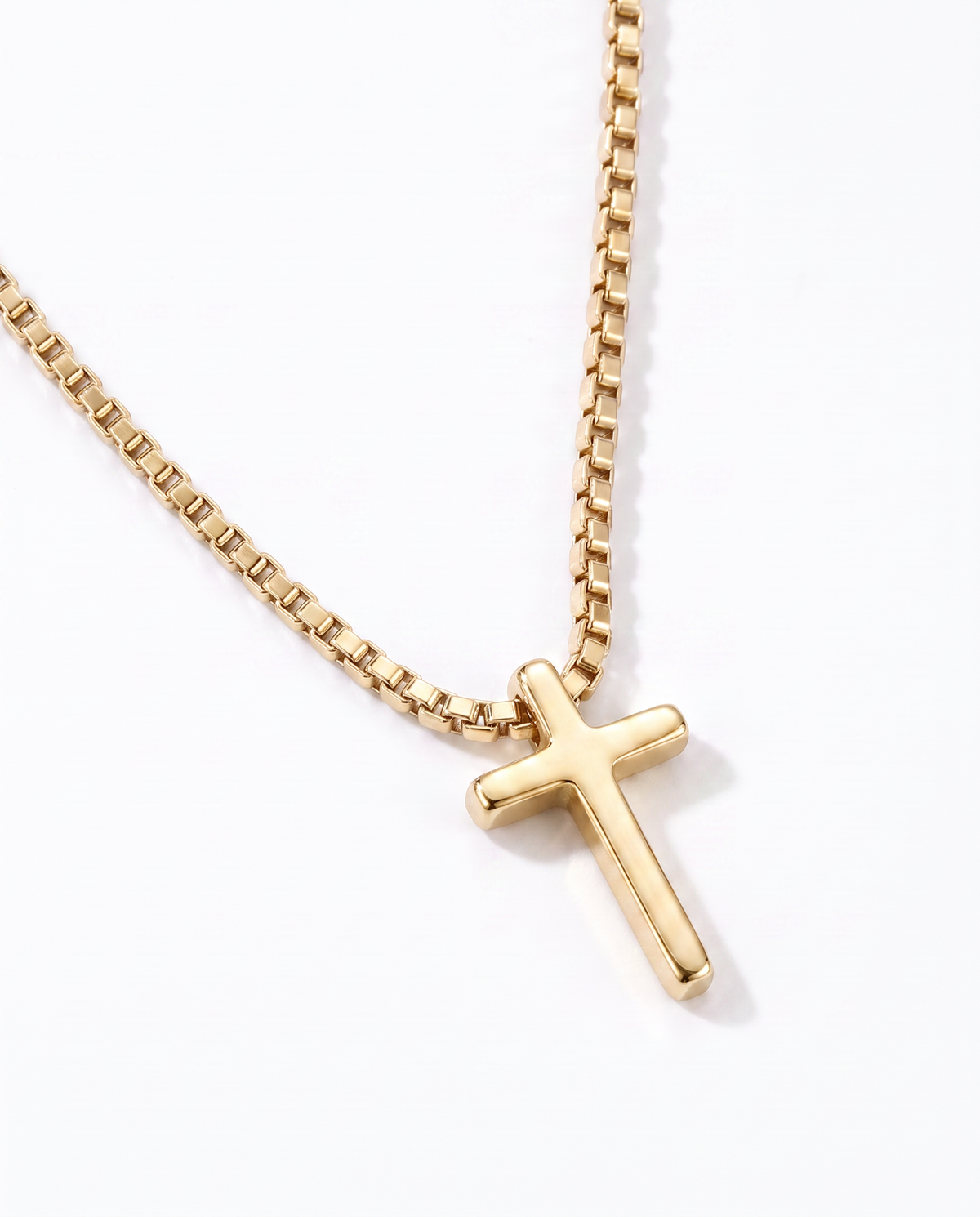 Mini Cross Necklace, Dainty & Waterproof – view 7
