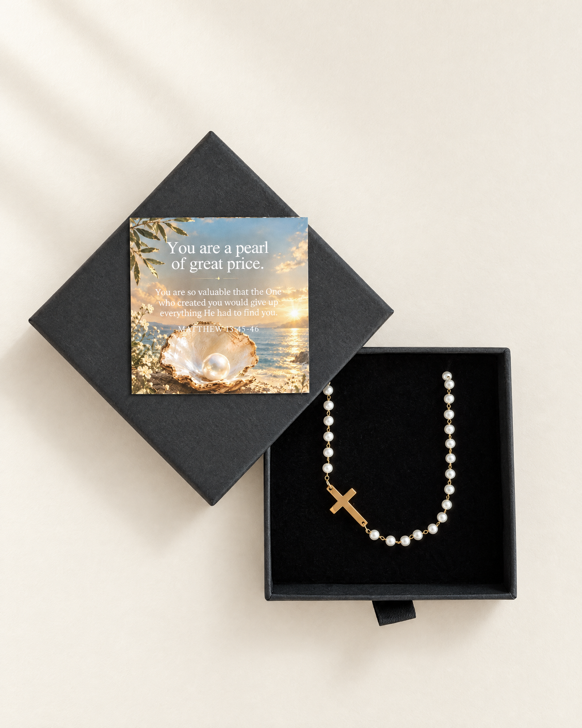 You Are a Pearl Gift Box – Pearl Cross Gift Set