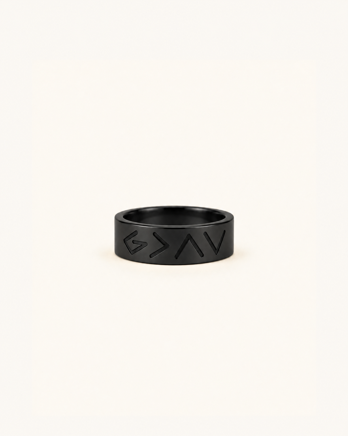 Highs & Lows Ring in Black