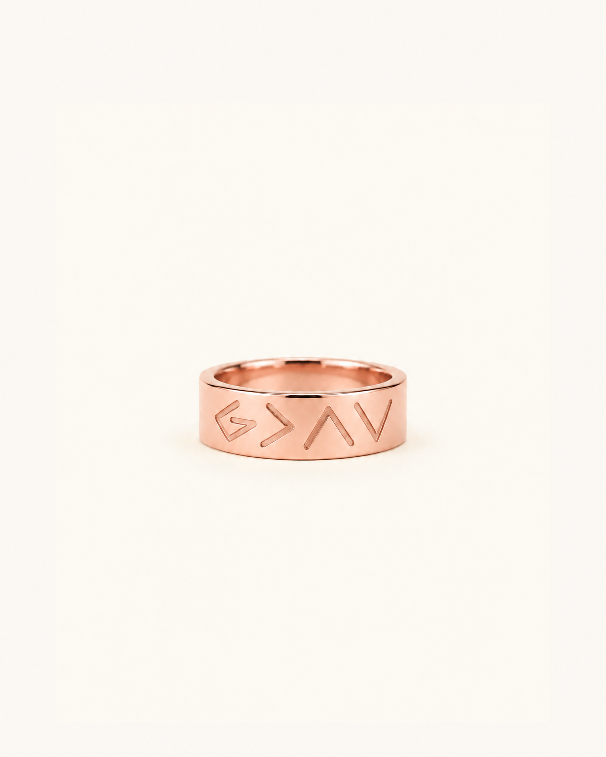 Highs & Lows Ring in Rose Gold
