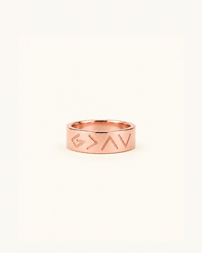 Highs & Lows Ring in Rose Gold