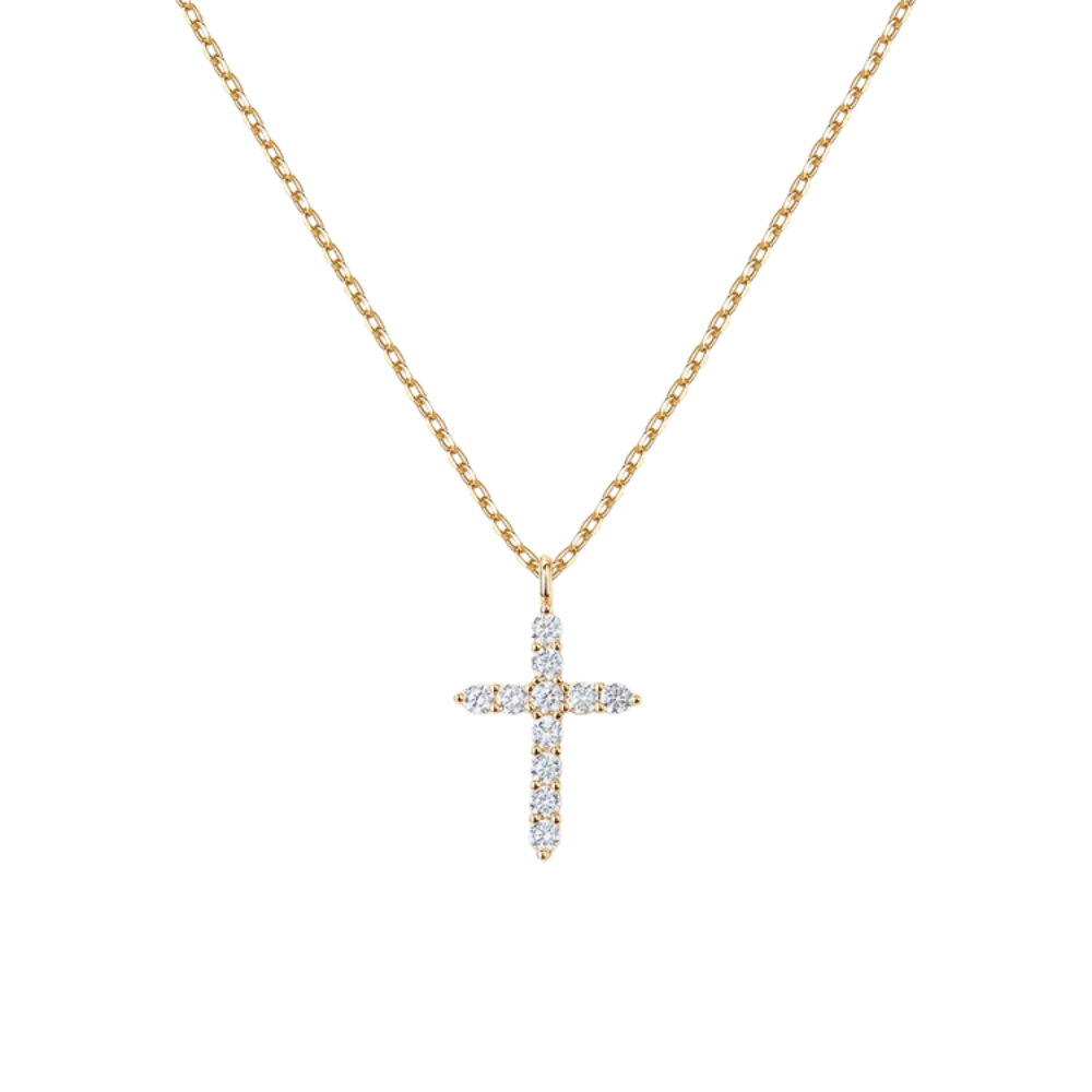 Elora Cross Jewel Necklace
