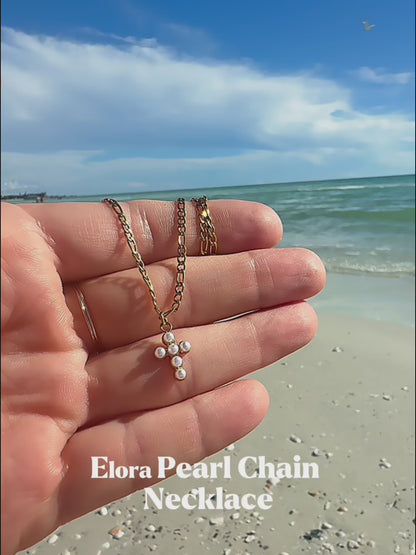 Elora Pearl Chain Necklace