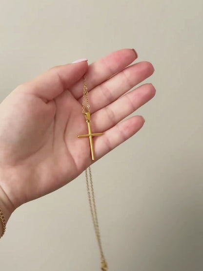 Elora Classic Cross Necklace