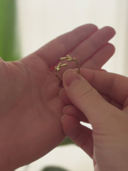 Olive Branch Ring