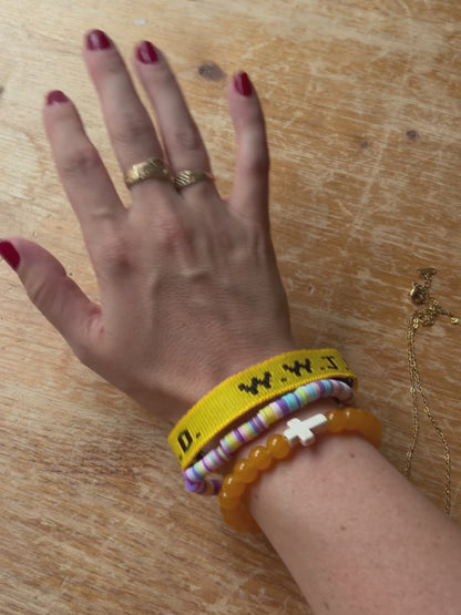 WWJD Collection of 3 Bracelet Stack