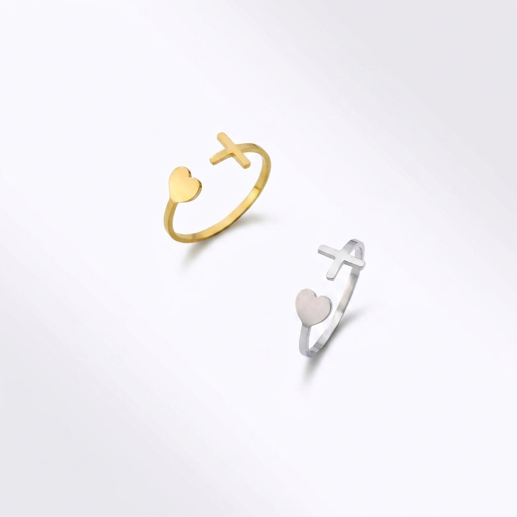 He Is Within Her Heart Ring