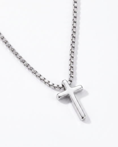 Mini Cross Necklace, Dainty & Waterproof – view 8